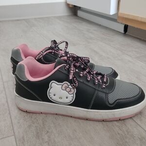 Hello Kitty Sanrio Black and Pink Sneakers
